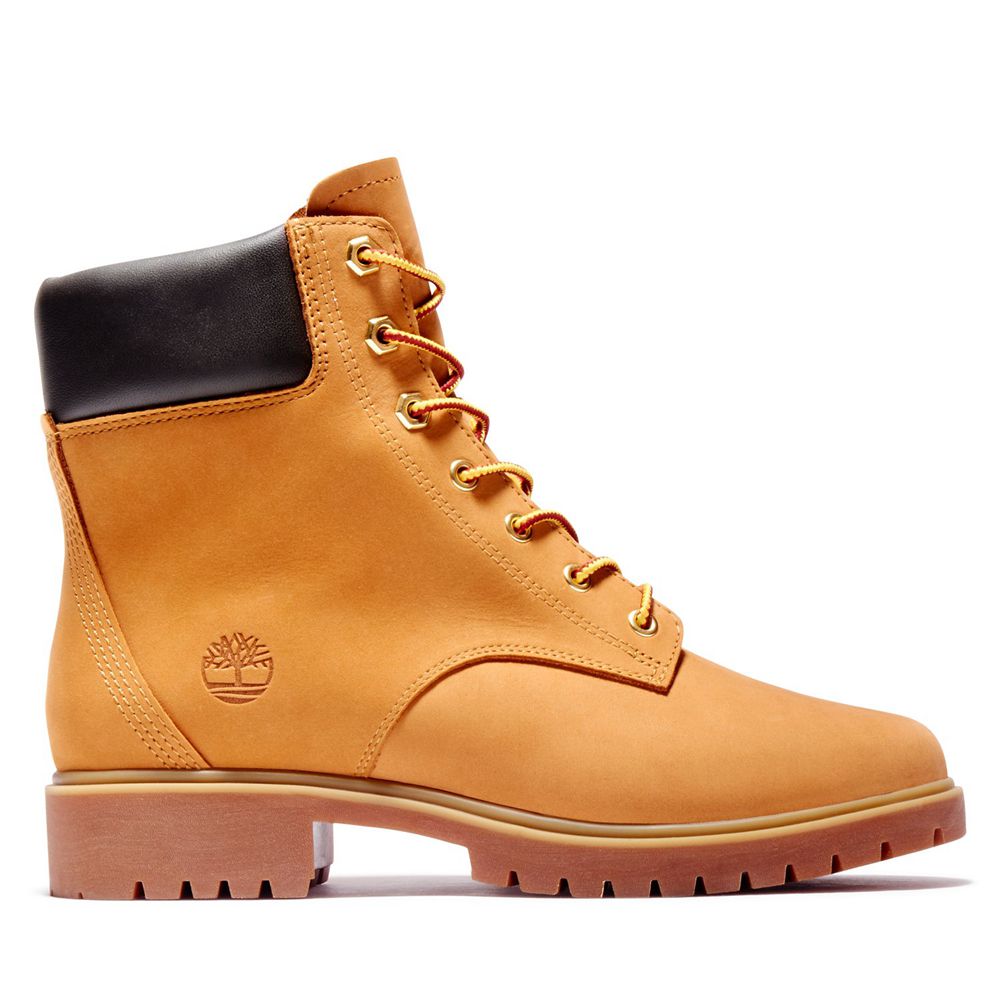 Bocanci 6-Inch Timberland Dama Maro - Jayne Waterproof Piele - Romania - MJLAOC735